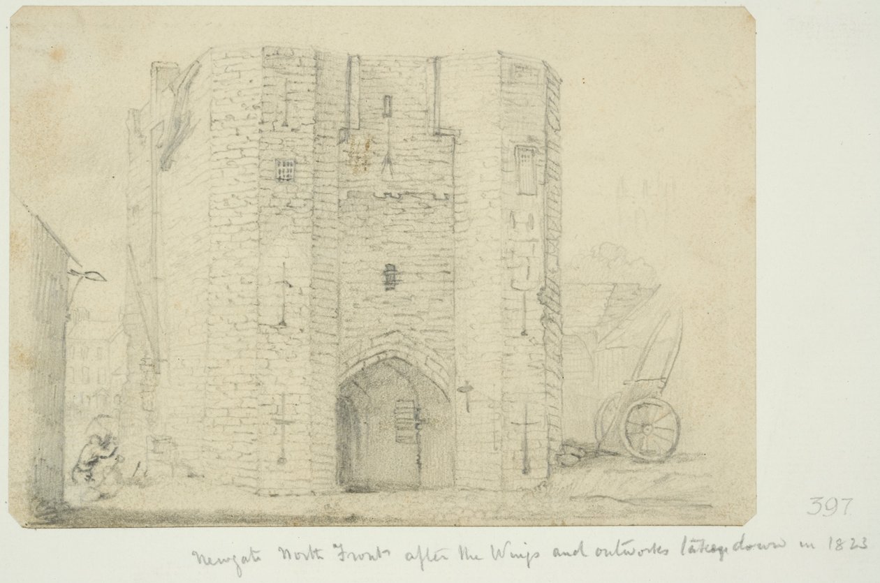 Newgate, fronte nord da English School