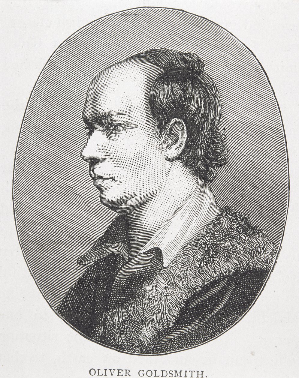 Oliver Goldsmith (1730-74) da English School