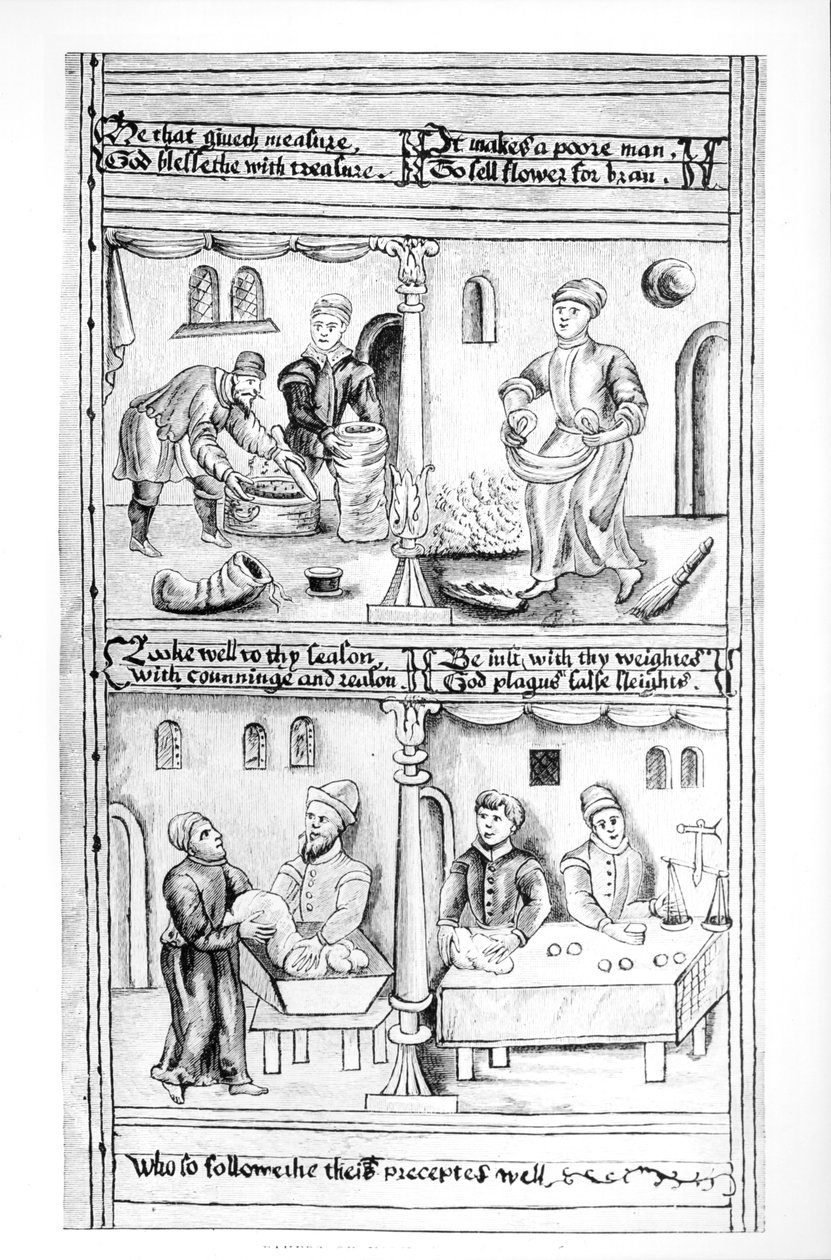 Ordinanza dei panettieri di York, 1595-96 da English School