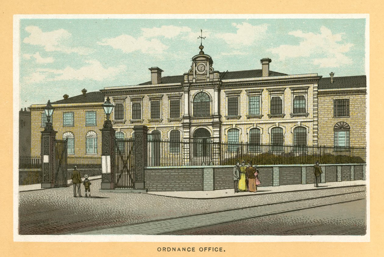 Ordnance Office (litografia a colori) da English School