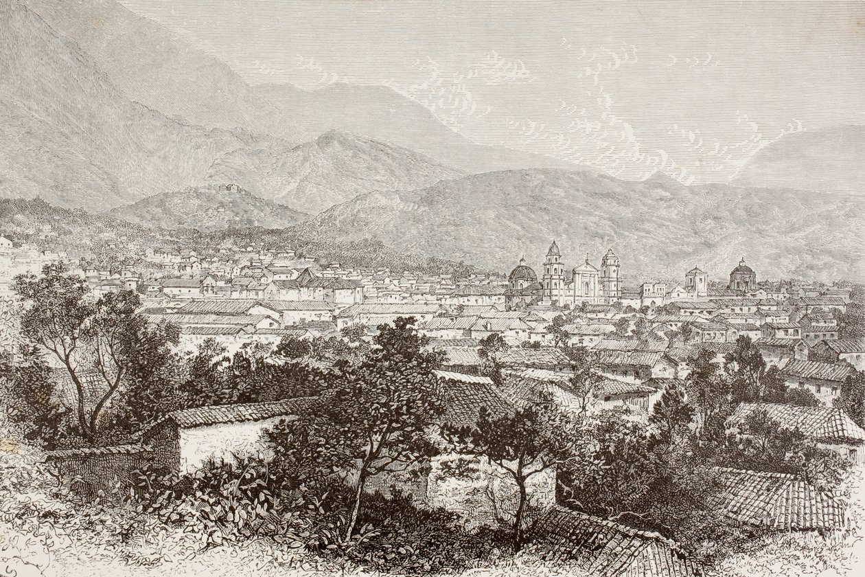 Veduta complessiva di Bogotà, Colombia da English School