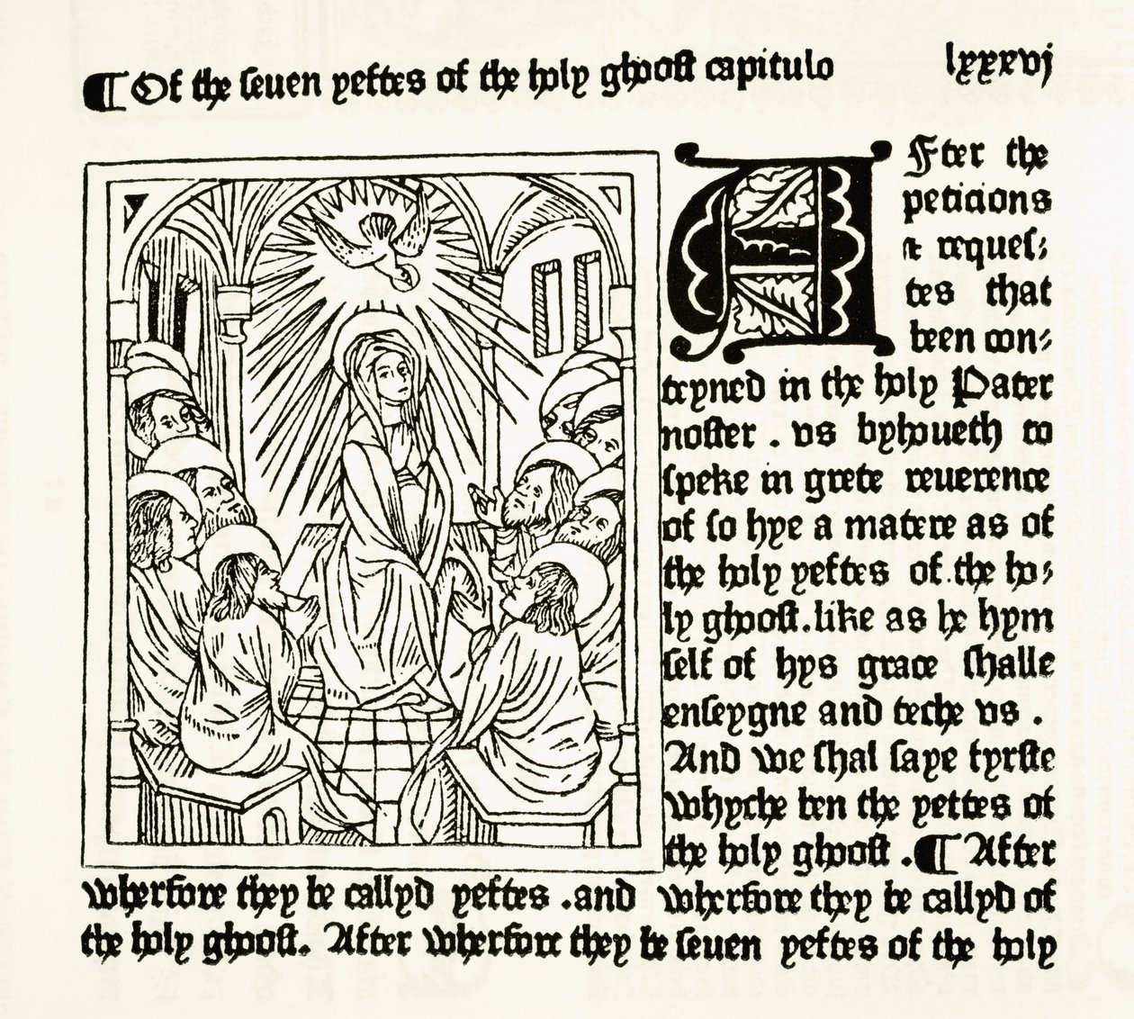 Pagina dal The Royal Book stampato da William Caxton nel 1484, da The National and Domestic History of England di William Hickman Smith Aubrey, pubblicato a Londra, c.1890 da English School
