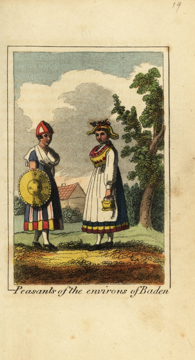 Donne contadine dei dintorni di Baden, Germania da English School