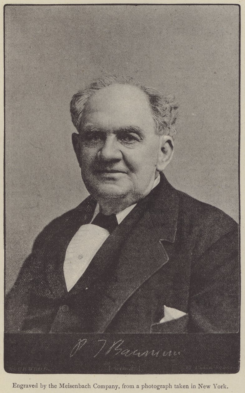 Phineas Taylor Barnum (incisione) da English School