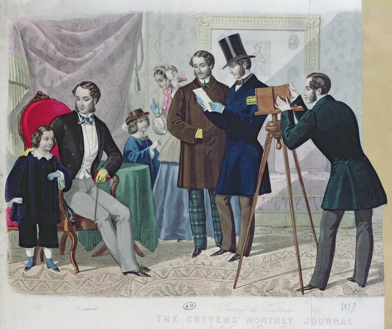 Sessione fotografica, 1857 da English School