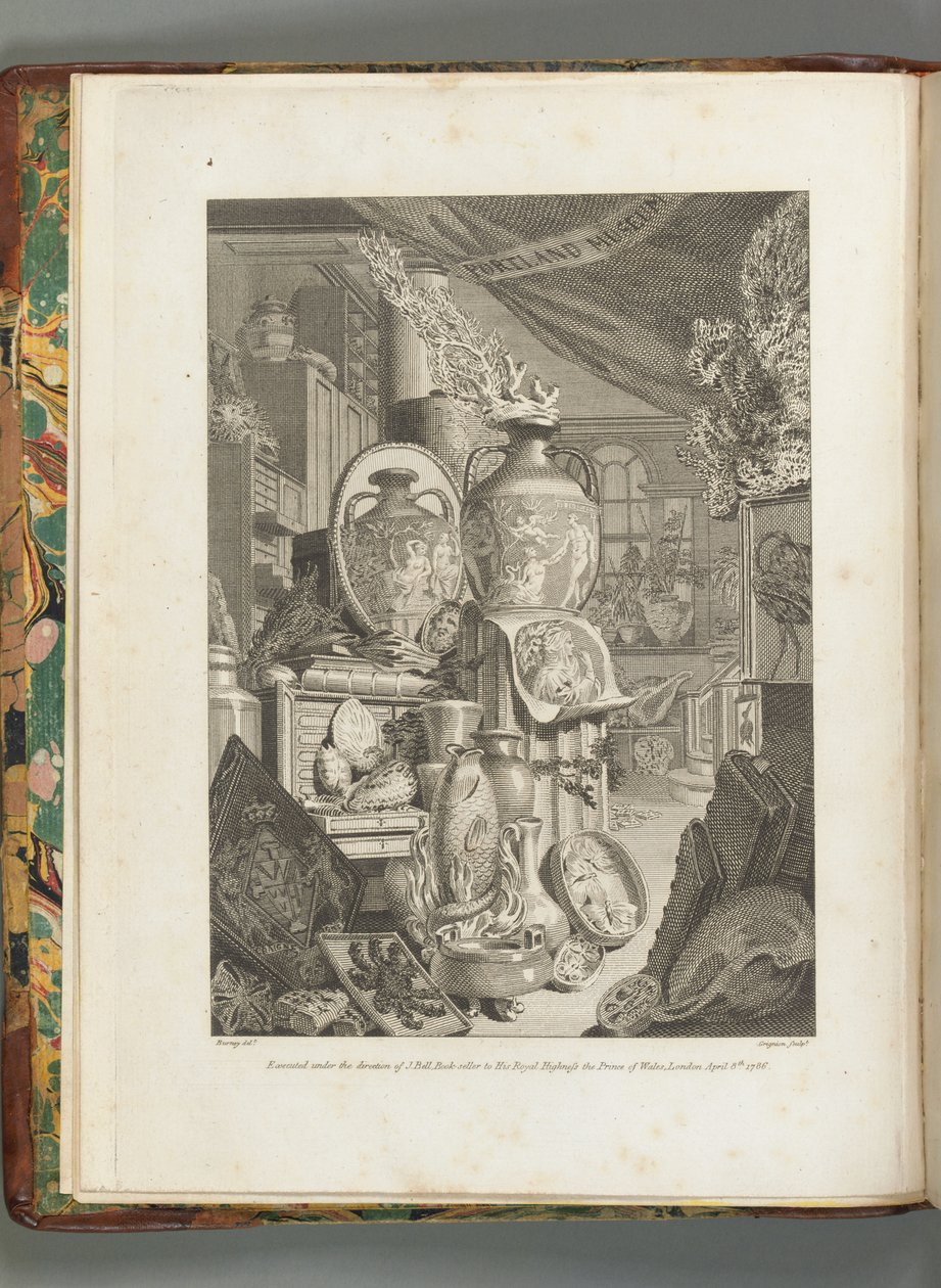 Tavola dal Catalogo del Museo di Portland da English School