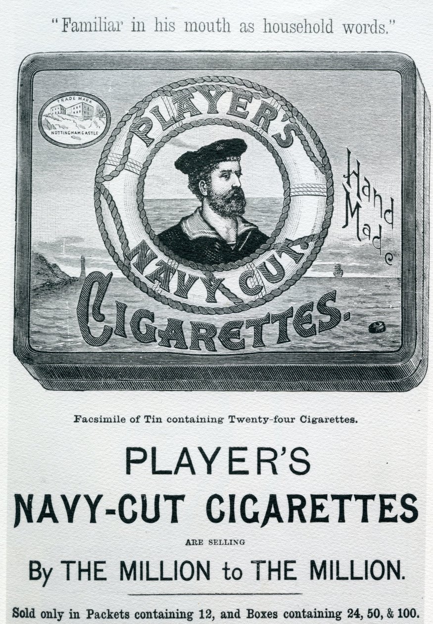 Sigarette Players Navy Cut, 20° secolo da English School