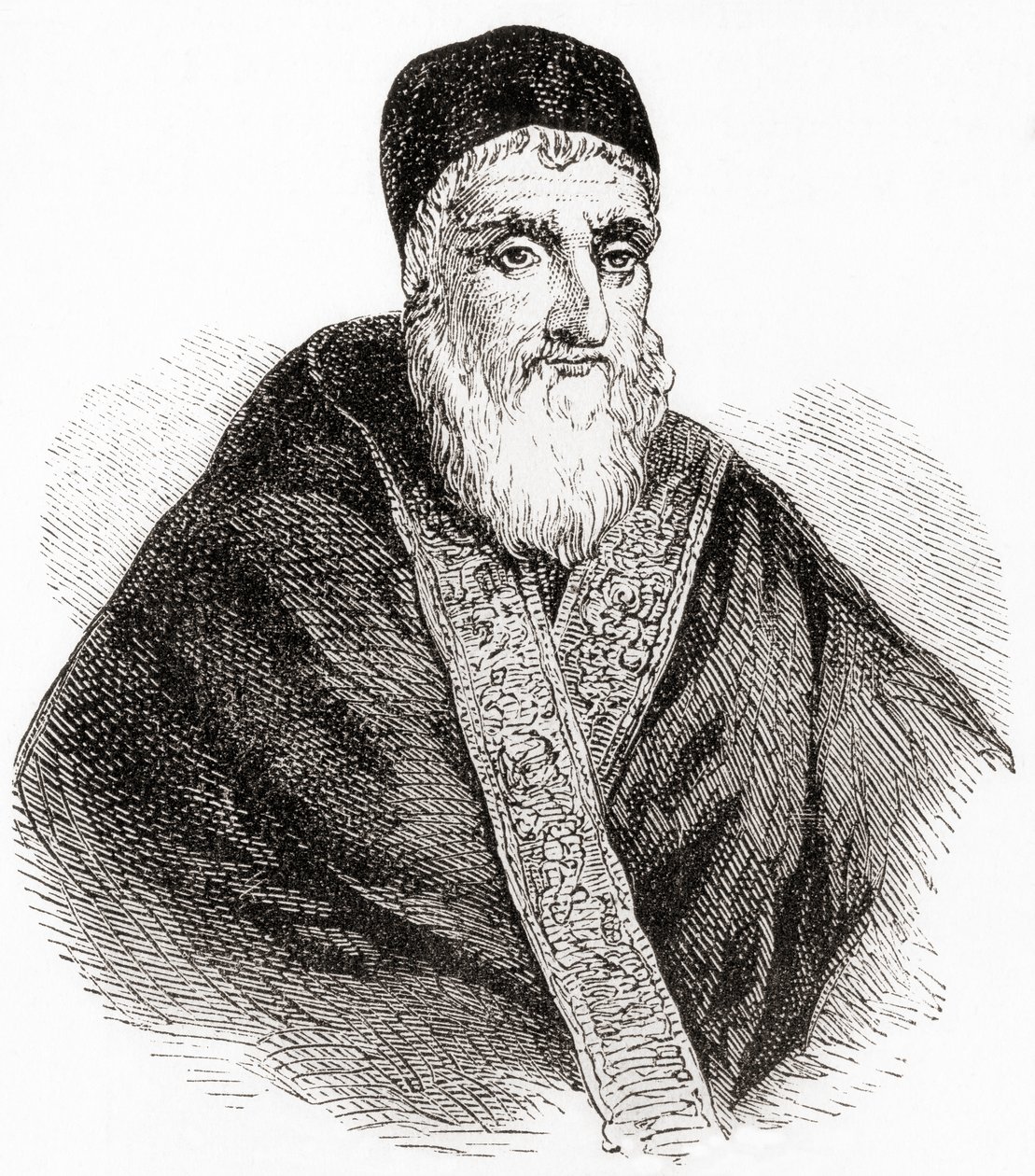 Papa Sisto V o Xystus V, nato Felice Peretti di Montalto, da Ward and Lock