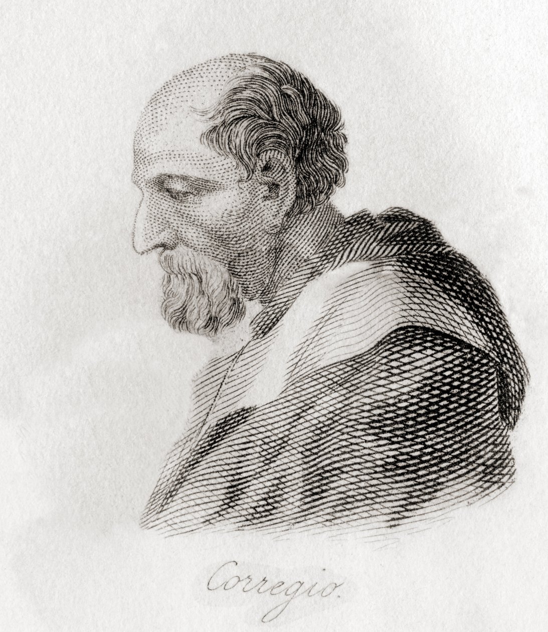 Ritratto di Antonio Allegri da Correggio da English School
