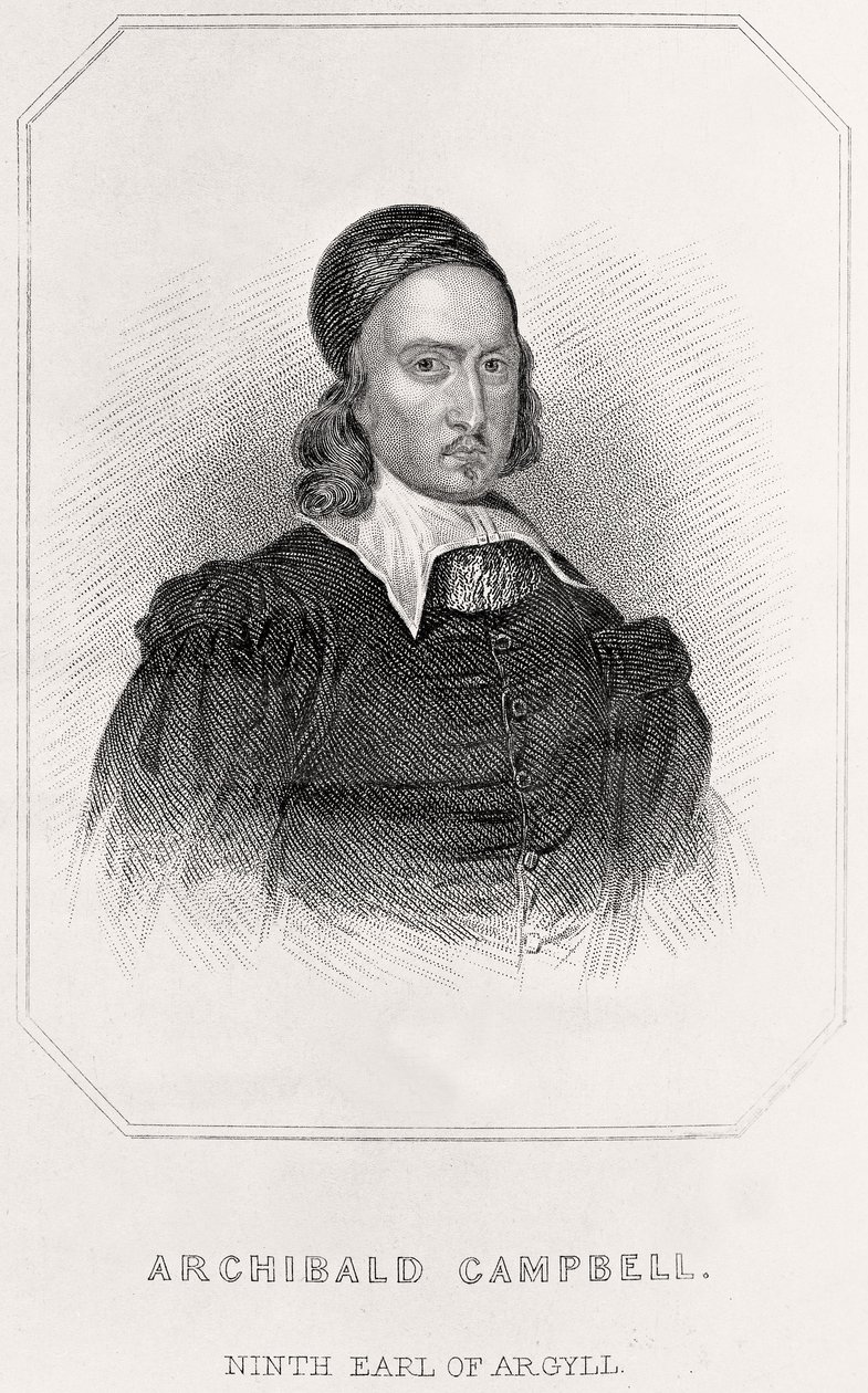 Ritratto di Archibald Campbell, 9° Conte di Argyll da English School