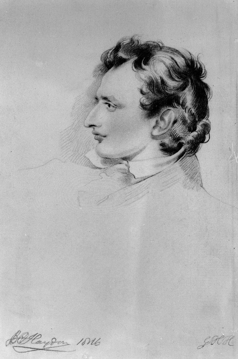 Ritratto di Benjamin Robert Haydon da English School