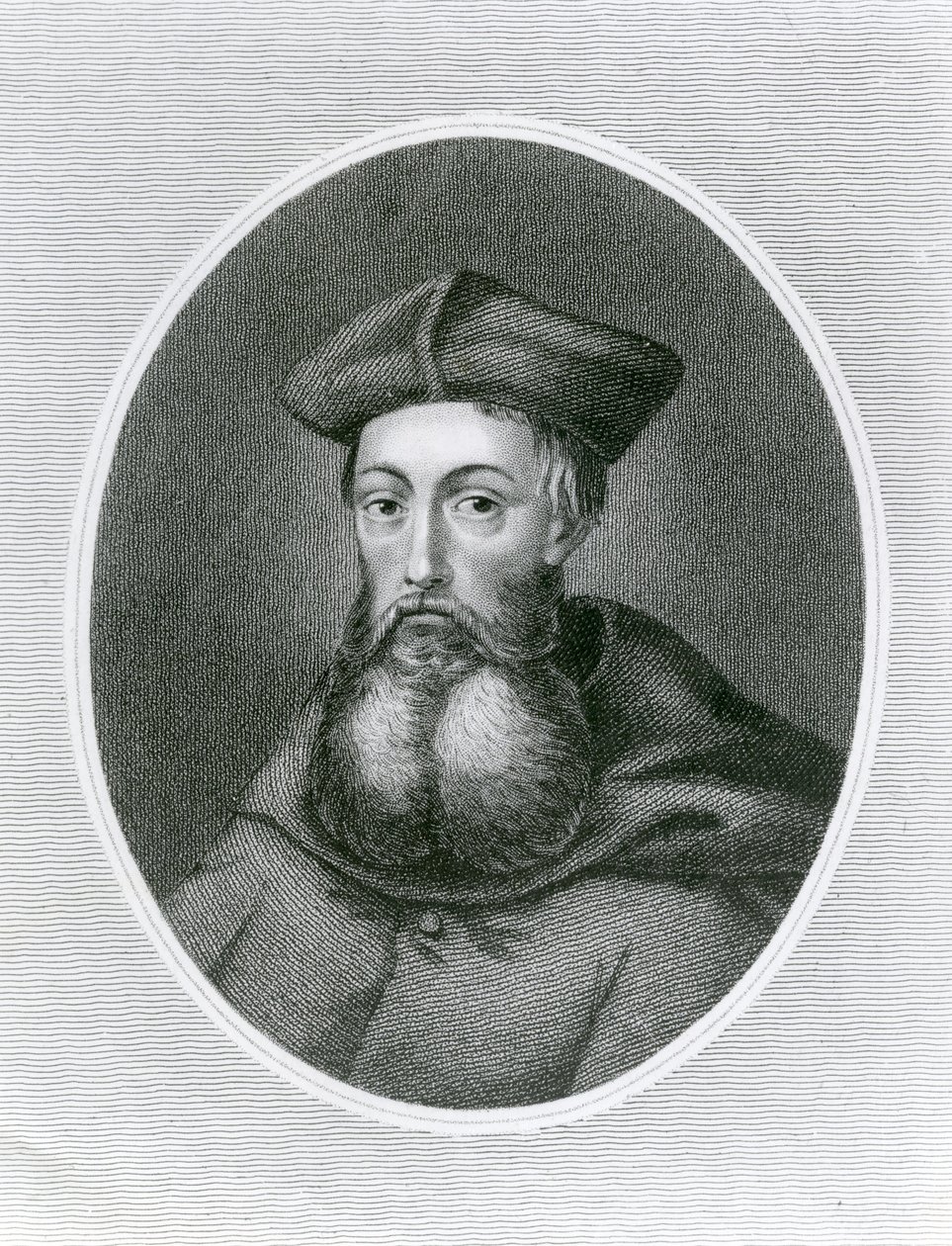 Ritratto del Cardinale Reginald Pole (1500-58) (incisione) da English School