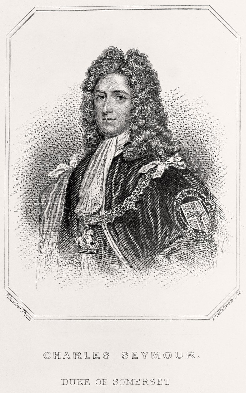Ritratto di Charles Seymour, Duca di Somerset da English School
