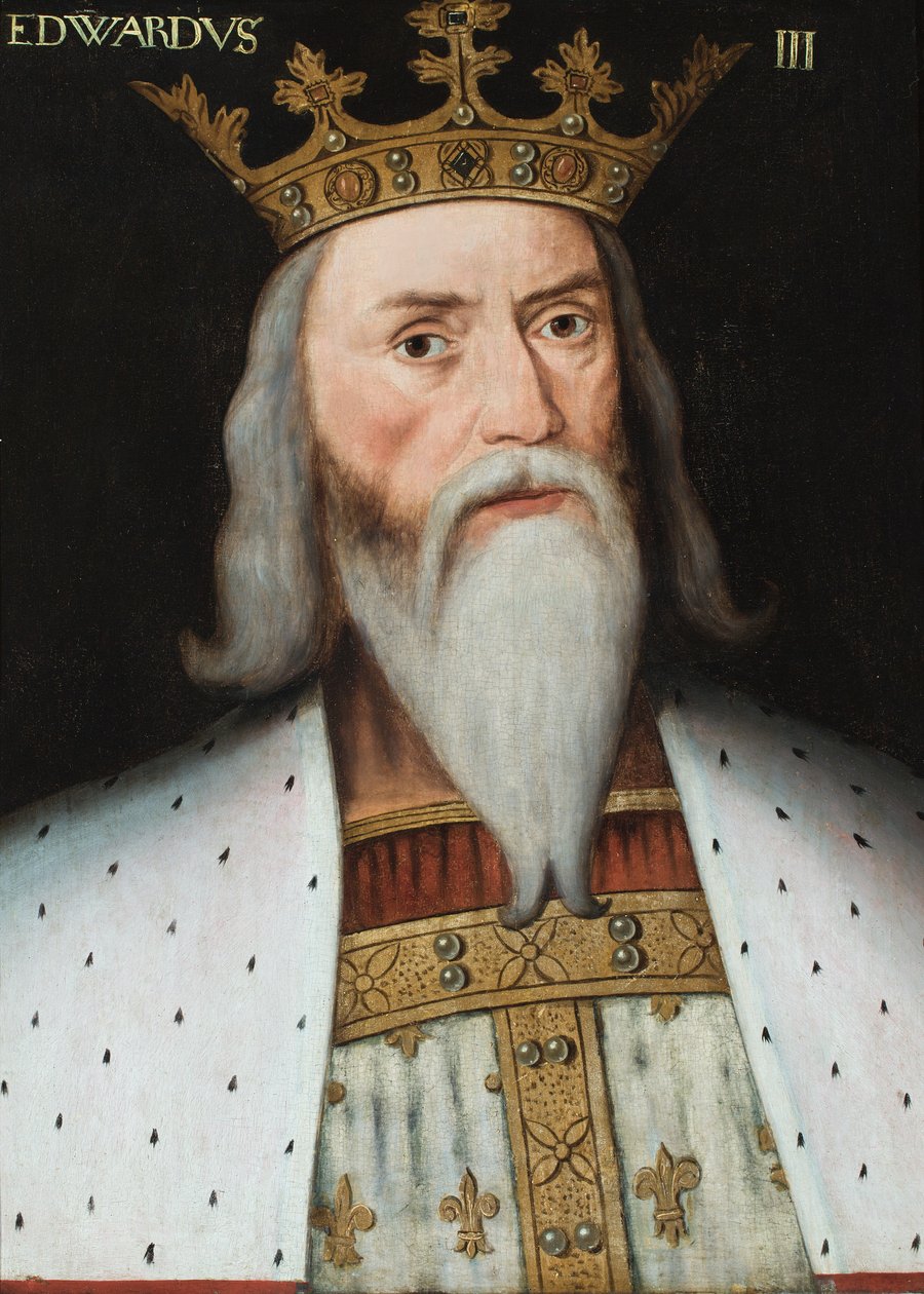 Ritratto di Edoardo III (olio su tavola) da English School