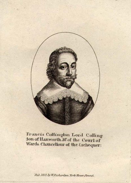 Ritratto di Francis Cottington, Barone Cottington (c.1578-1652) pub. 1812 da English School