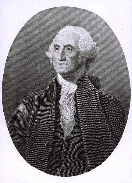 Ritratto di George Washington da English School