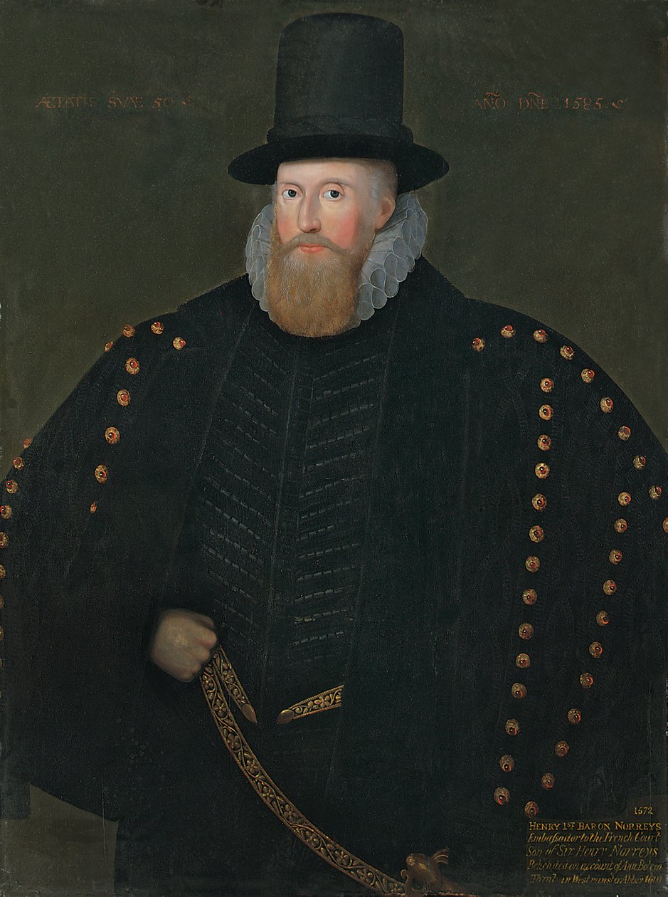 Ritratto di Henry, 1° Barone Norris, di Rycote, 1585 da English School