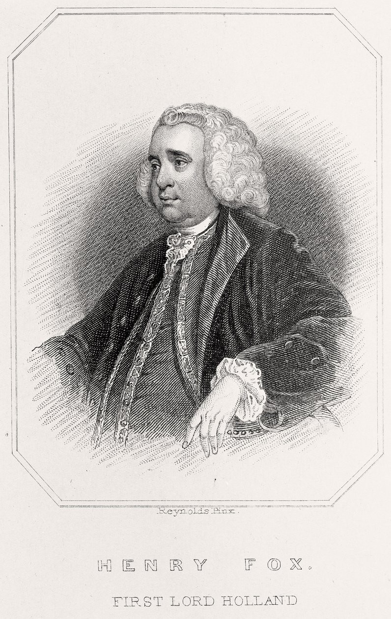 Ritratto di Henry Fox, primo Lord Holland da English School