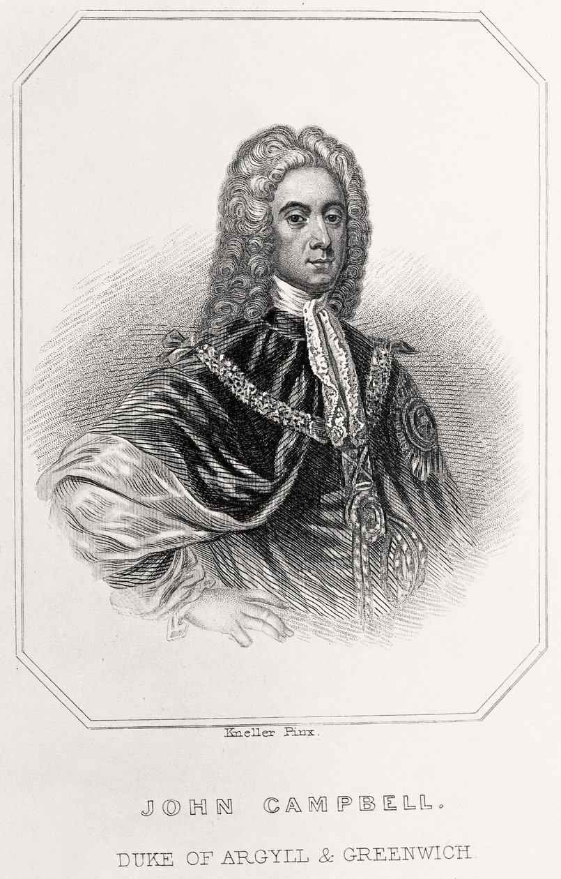 Ritratto di John Campbell, Duca di Argyll e Greenwich da English School