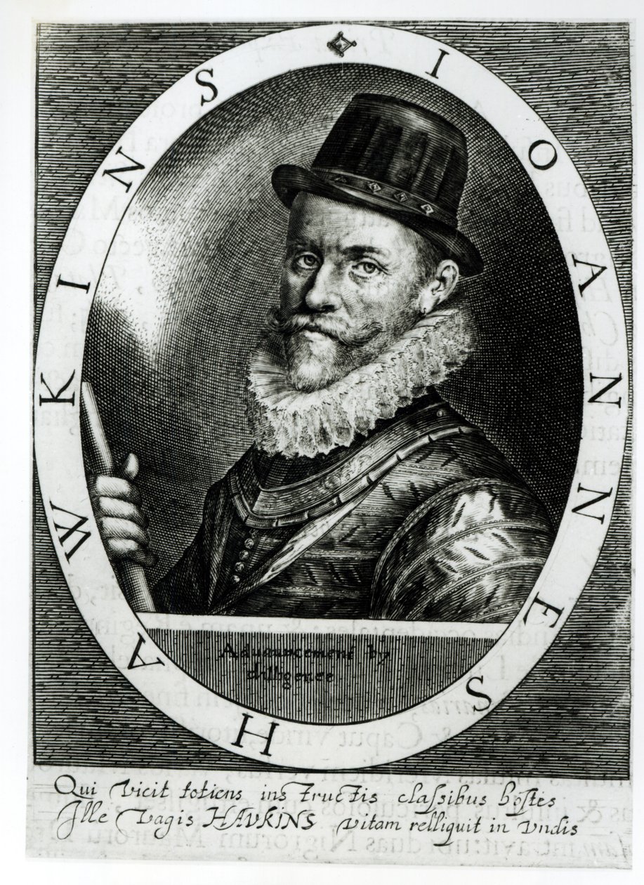 Ritratto di John Hawkins (1532-95) da English School