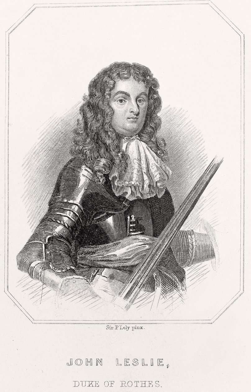 Ritratto di John Leslie, Duca di Rothes da English School