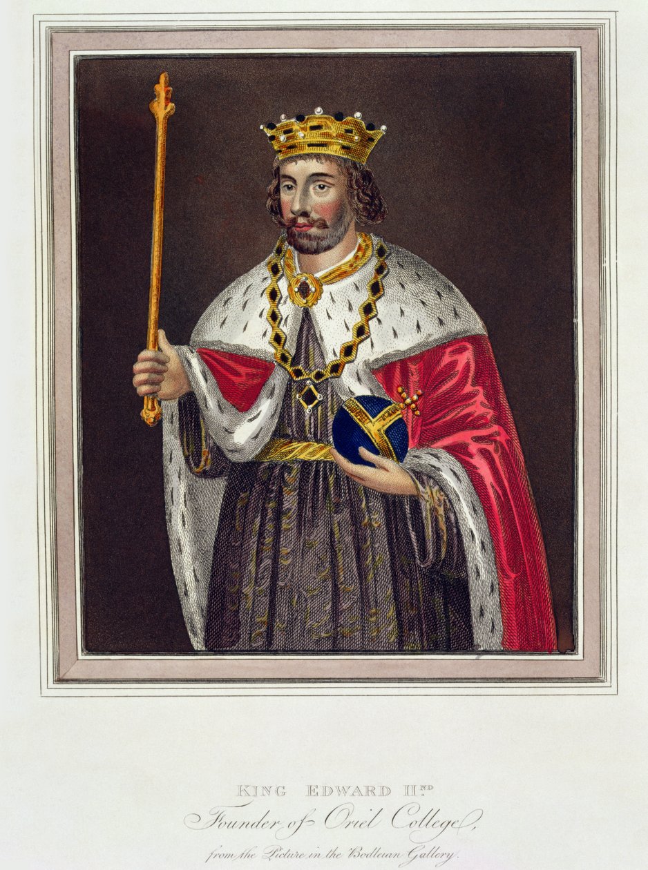 Ritratto di Re Edoardo II (1284-1327) Fondatore dell