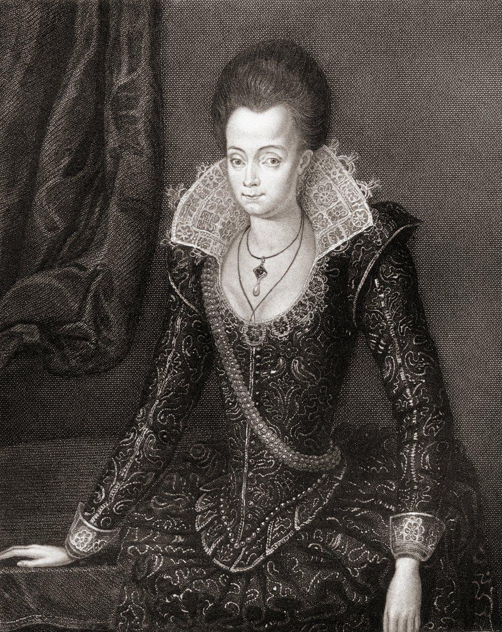 Ritratto di Lady Arabella Stuart, da Lodges British Portraits, 1823 da English School