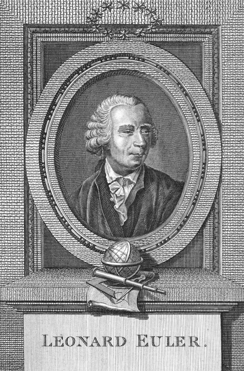 Ritratto di Leonard Euler (1707-83) da English School