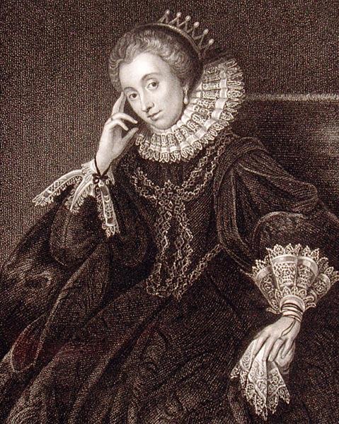 Ritratto di Lucy Harrington, Contessa di Bedford (c.1581-1627) da English School