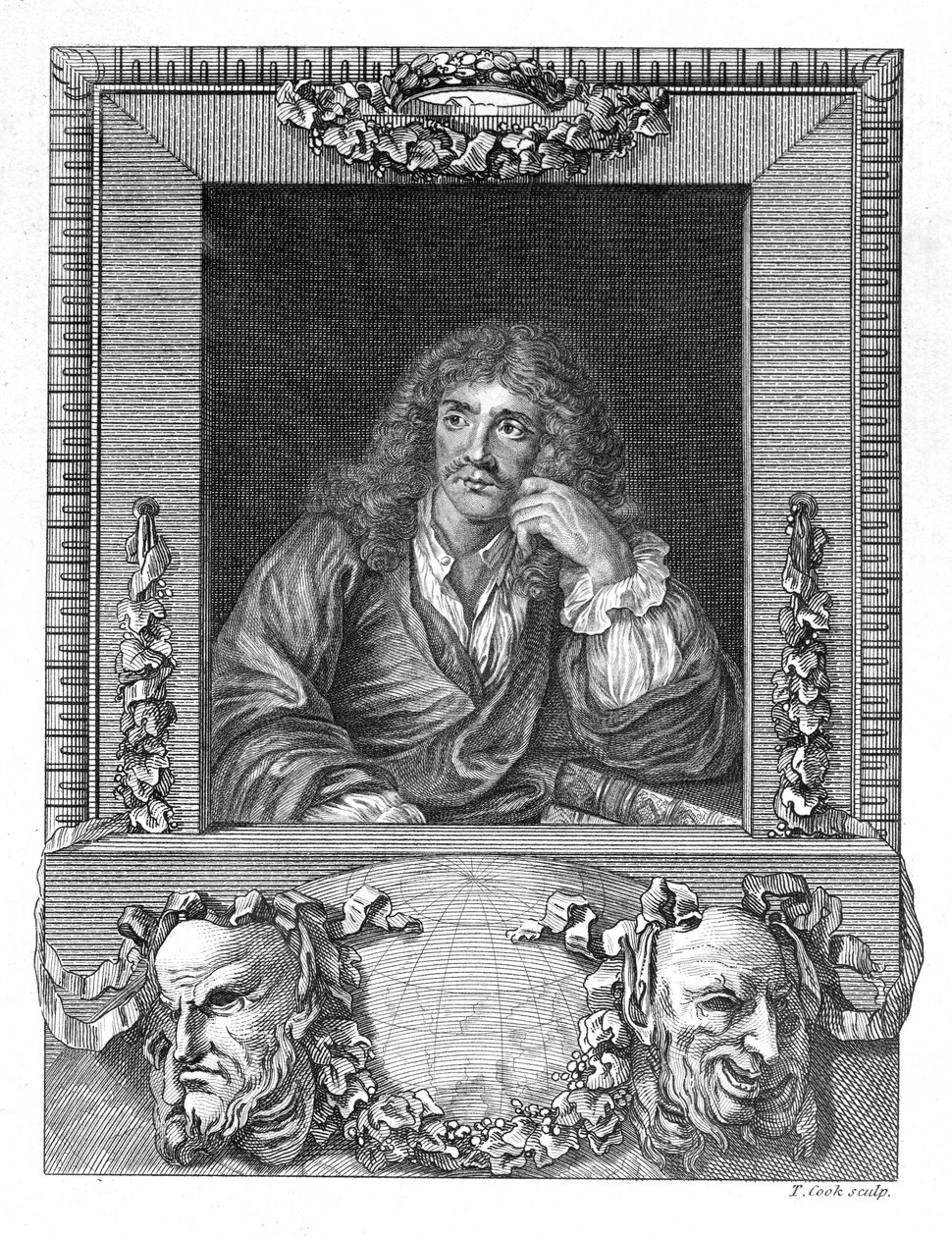 Ritratto di Molière da English School