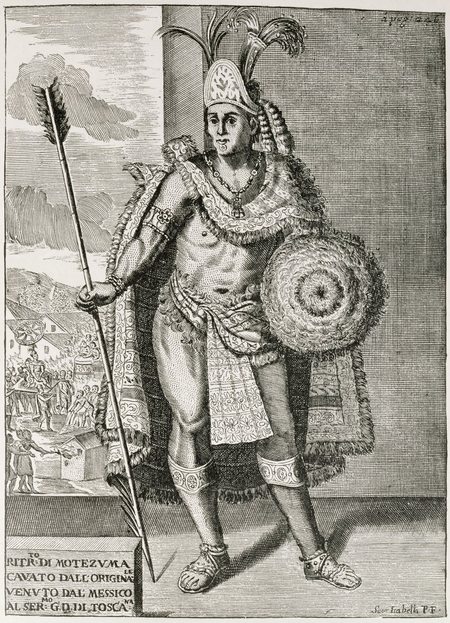 Ritratto di Montezuma II (1466-1520) da 