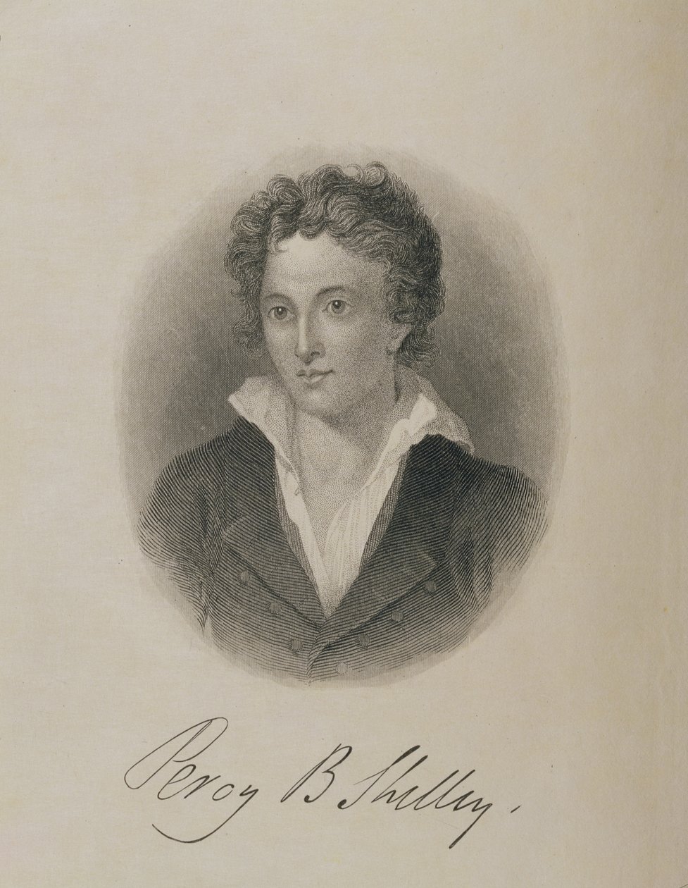 Ritratto di Percy Bysshe Shelley (1792-1822) da English School