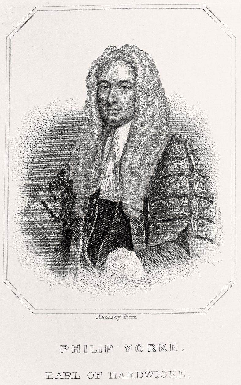 Ritratto di Philip Yorke, Conte di Hardwicke da English School