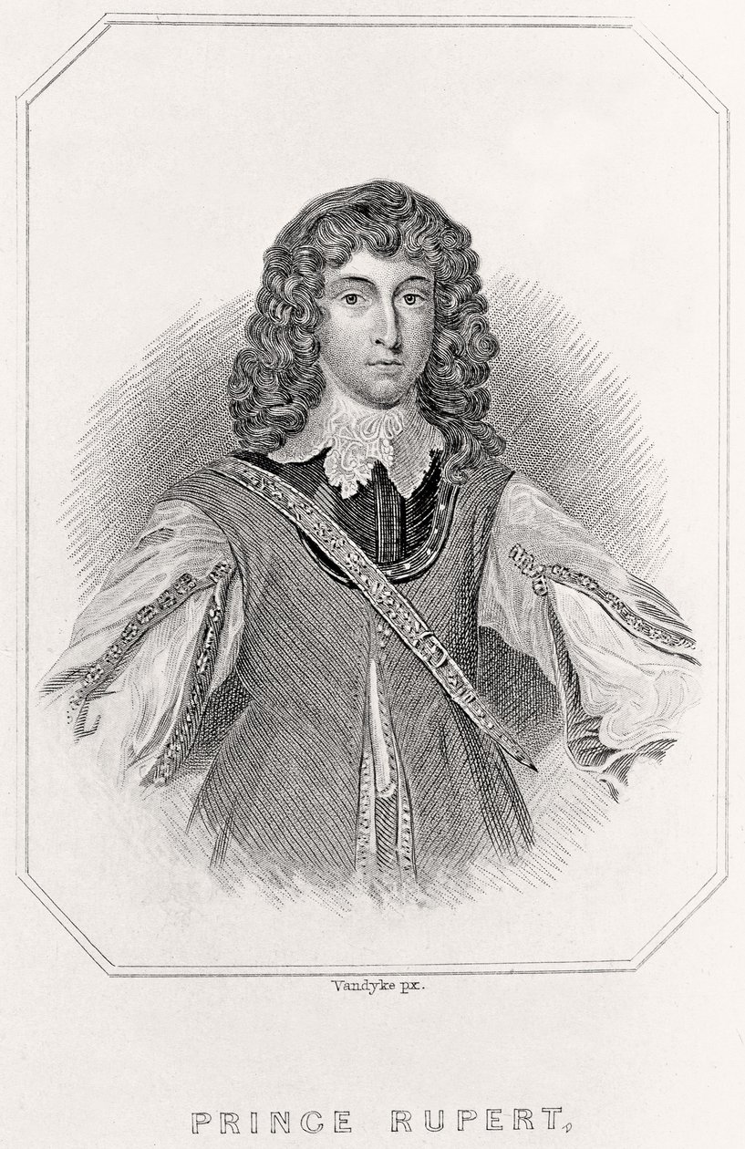 Ritratto di Principe Rupert da English School