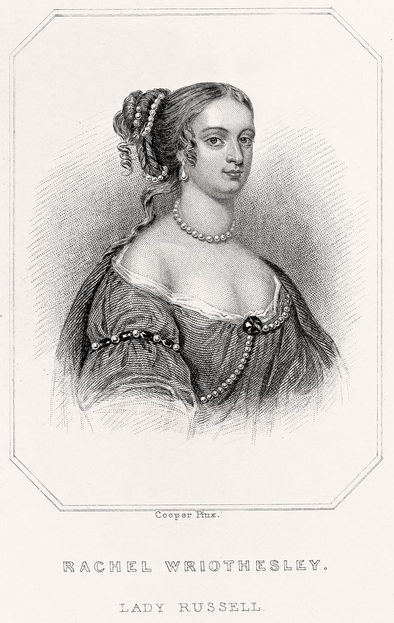 Ritratto di Rachel Wriothesley, Lady Russell, 1835 da English School