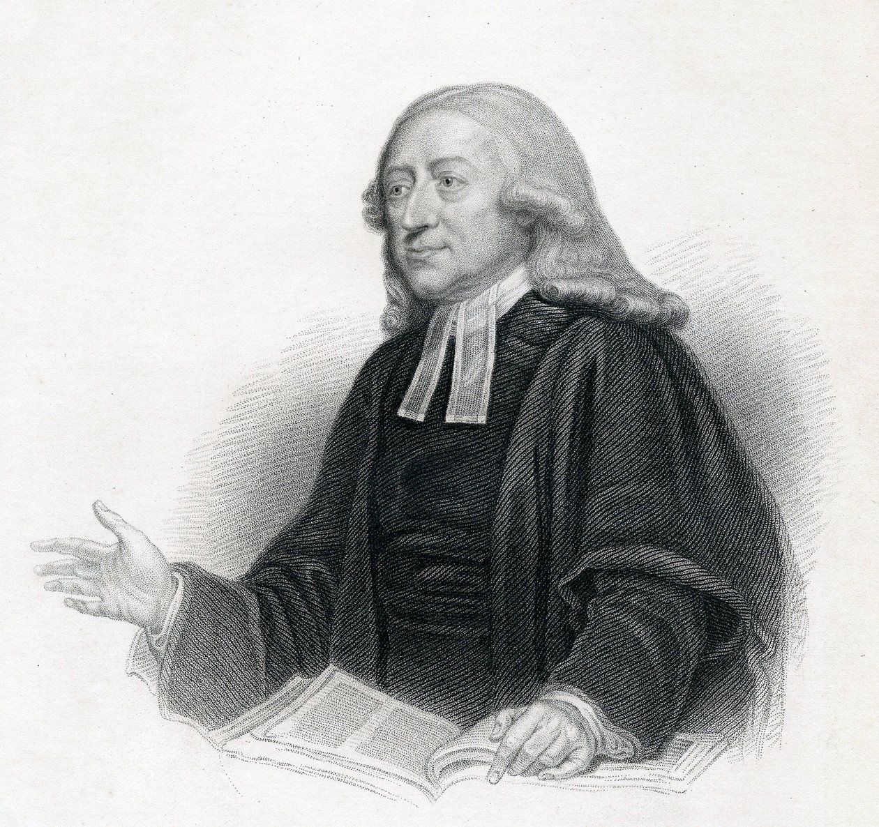 Ritratto del Reverendo John Wesley A. M., XIX secolo da English School