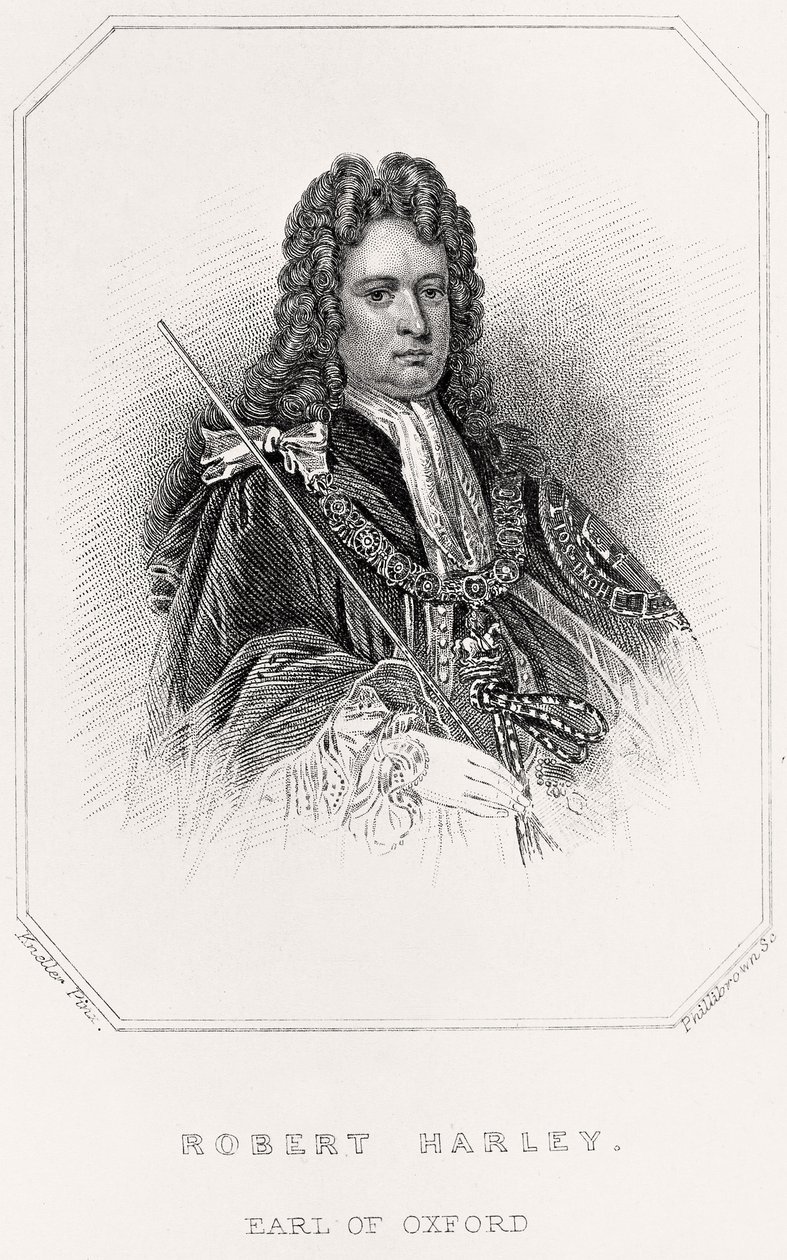 Ritratto di Robert Harley, Conte di Oxford da English School
