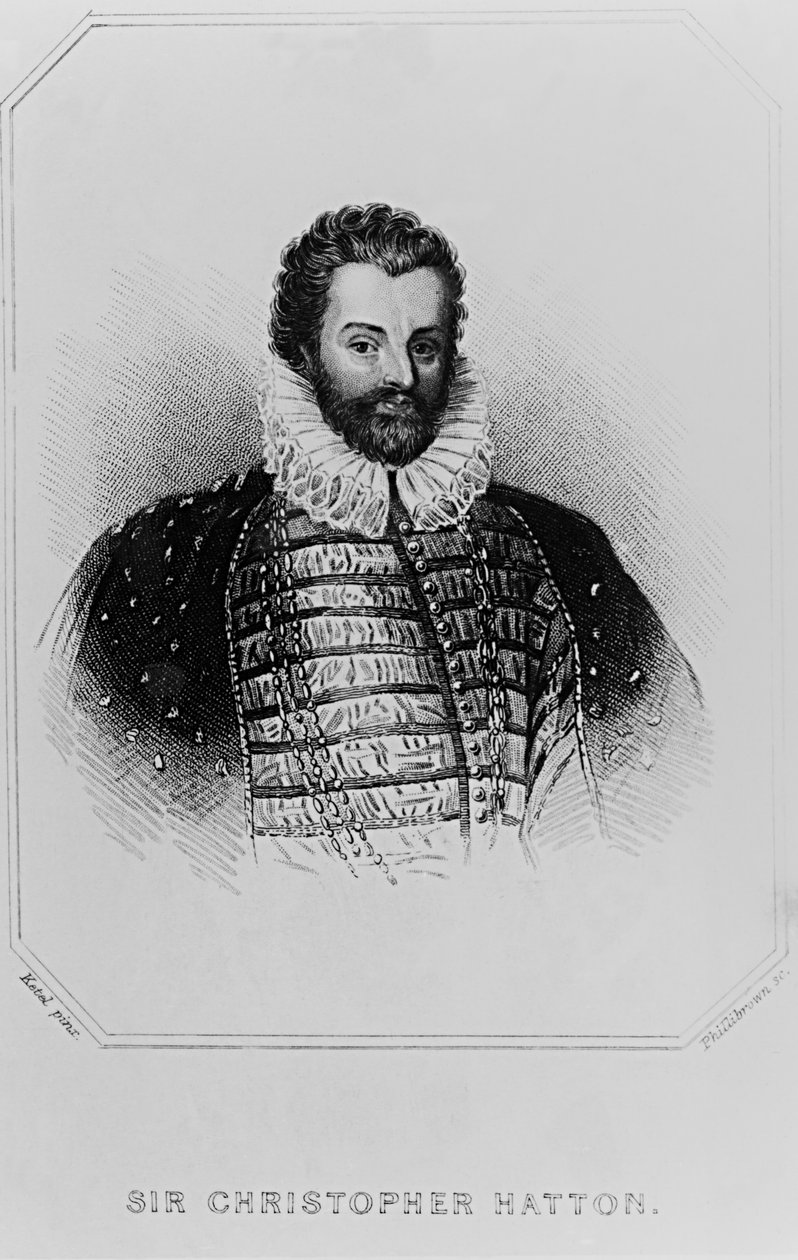 Ritratto di Sir Christopher Hatton (1540-91) da 