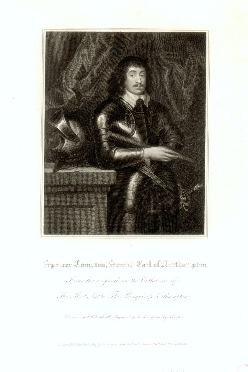Ritratto di Spencer Compton, 2° Conte di Northampton da English School