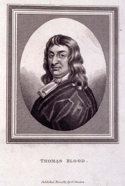 Ritratto di Thomas Blood (c.1618-80), pub. da G. Smeeton da English School