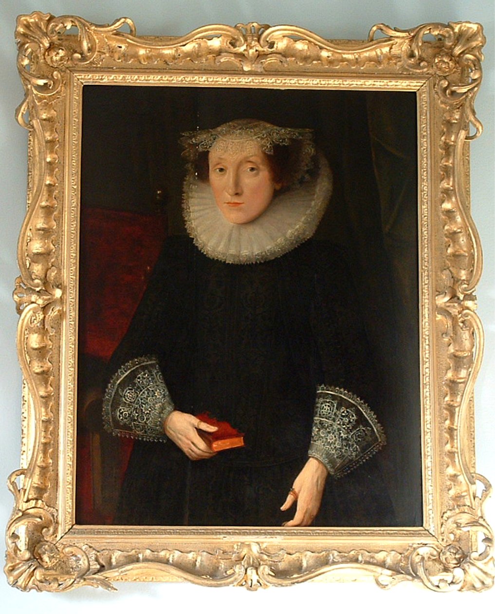 Ritratto di signora (olio su tela) da English School
