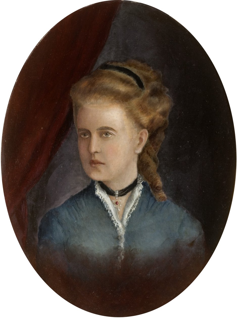 Ritratto di una giovane donna da English School