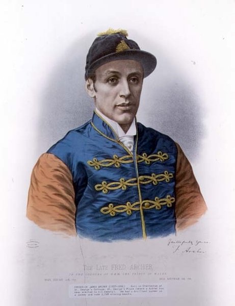 Ritratto di Fred Archer da English School