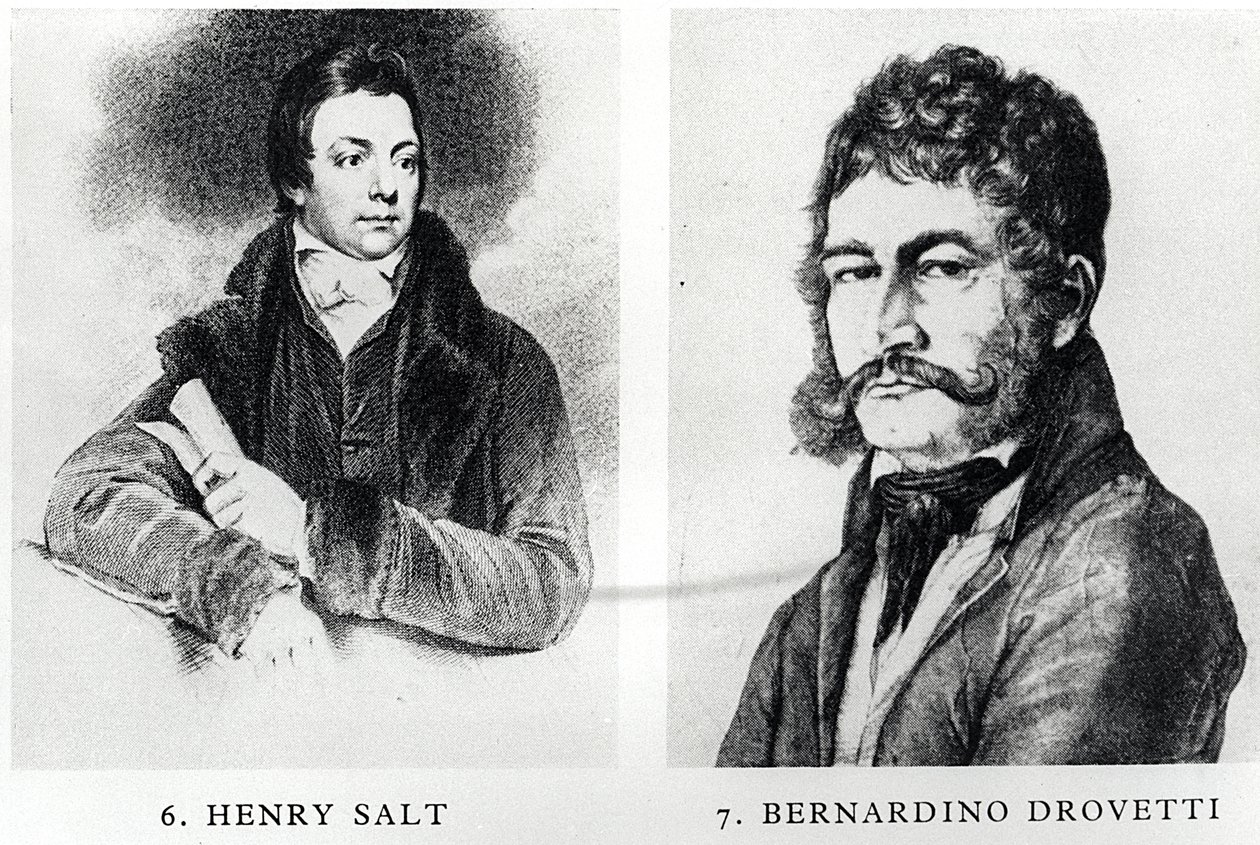 Ritratti di Henry Salt e Bernardino Drovetti da English School