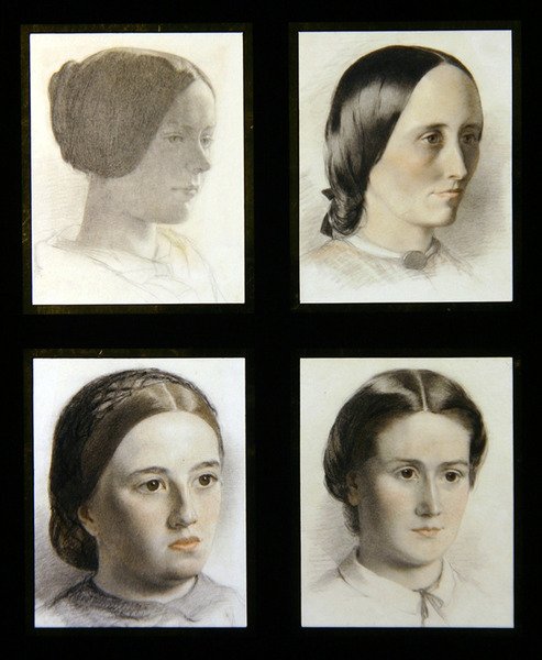 Ritratti di giovani donne, c.1830 da English School