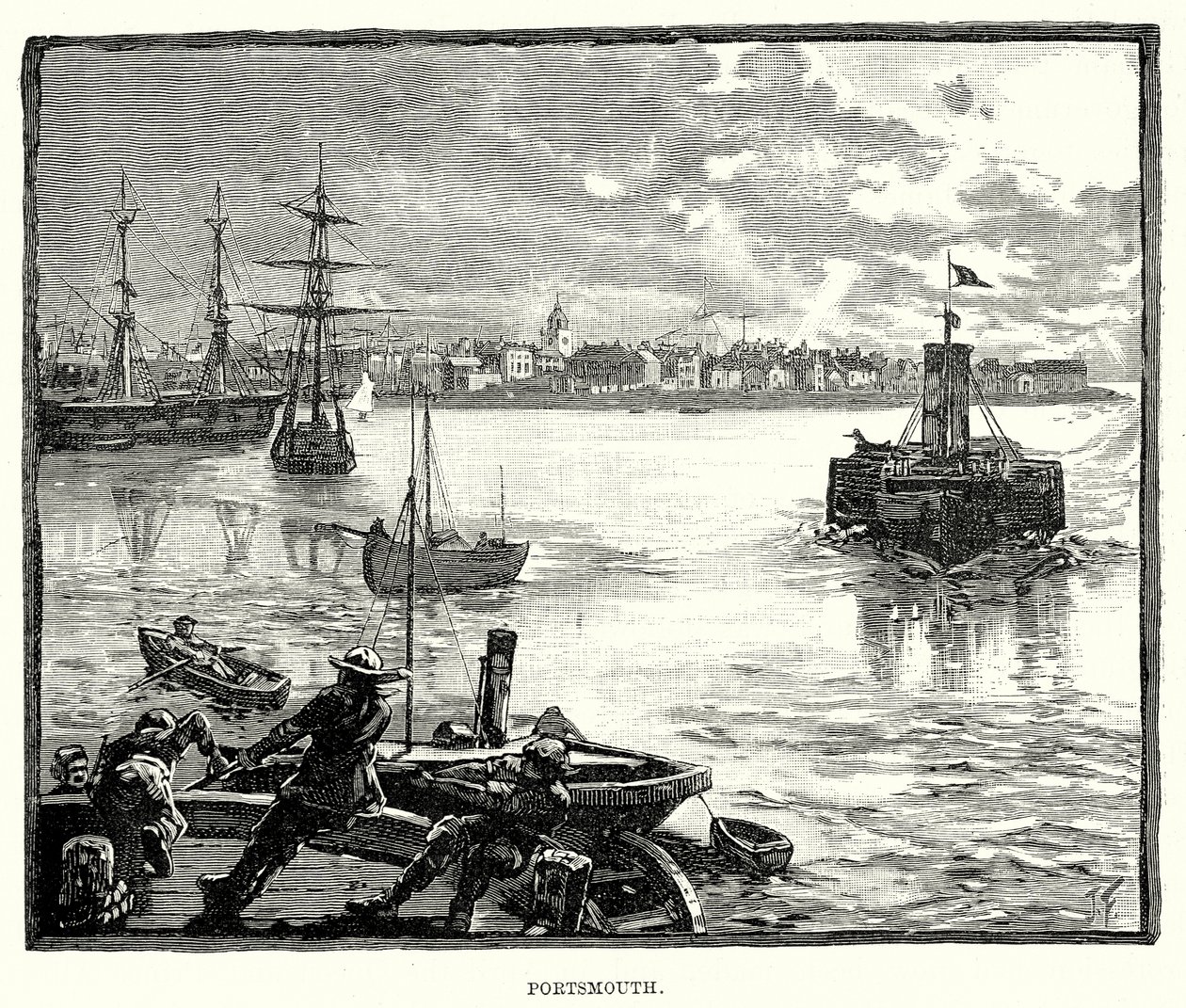 Portsmouth (incisione) da English School