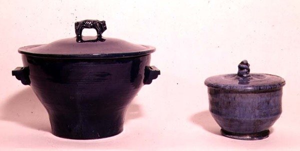 Vasi progettati agli Omega workshops, c.1917 da English School