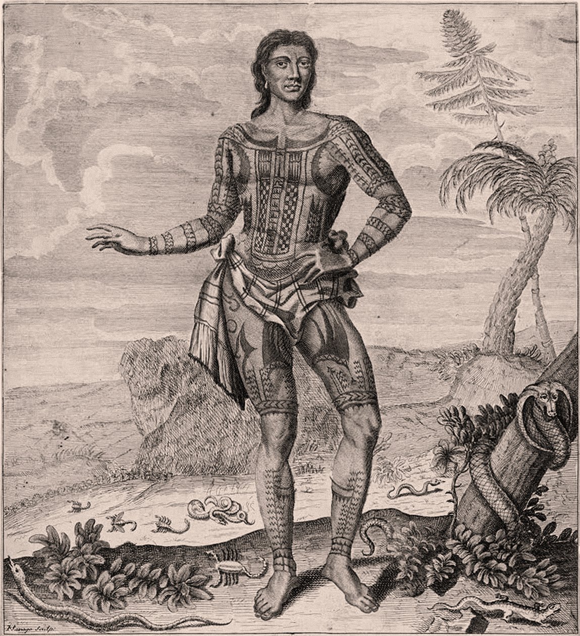 Principe Giolo dalle Filippine, 1691 da English School
