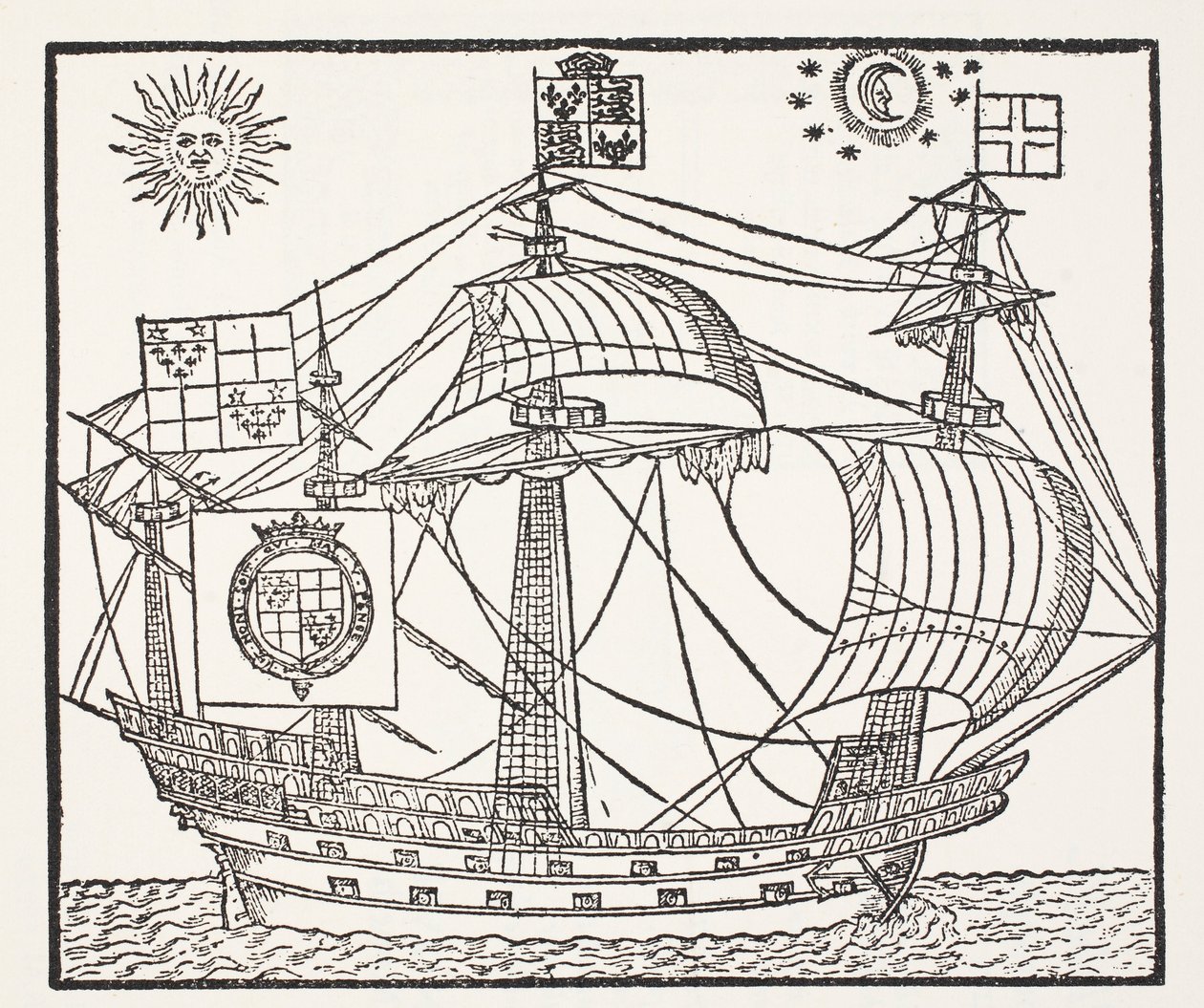 Prognostica eterna, di L. & T. Digges, stampata da T. Marshe, Londra, 1576 da English School
