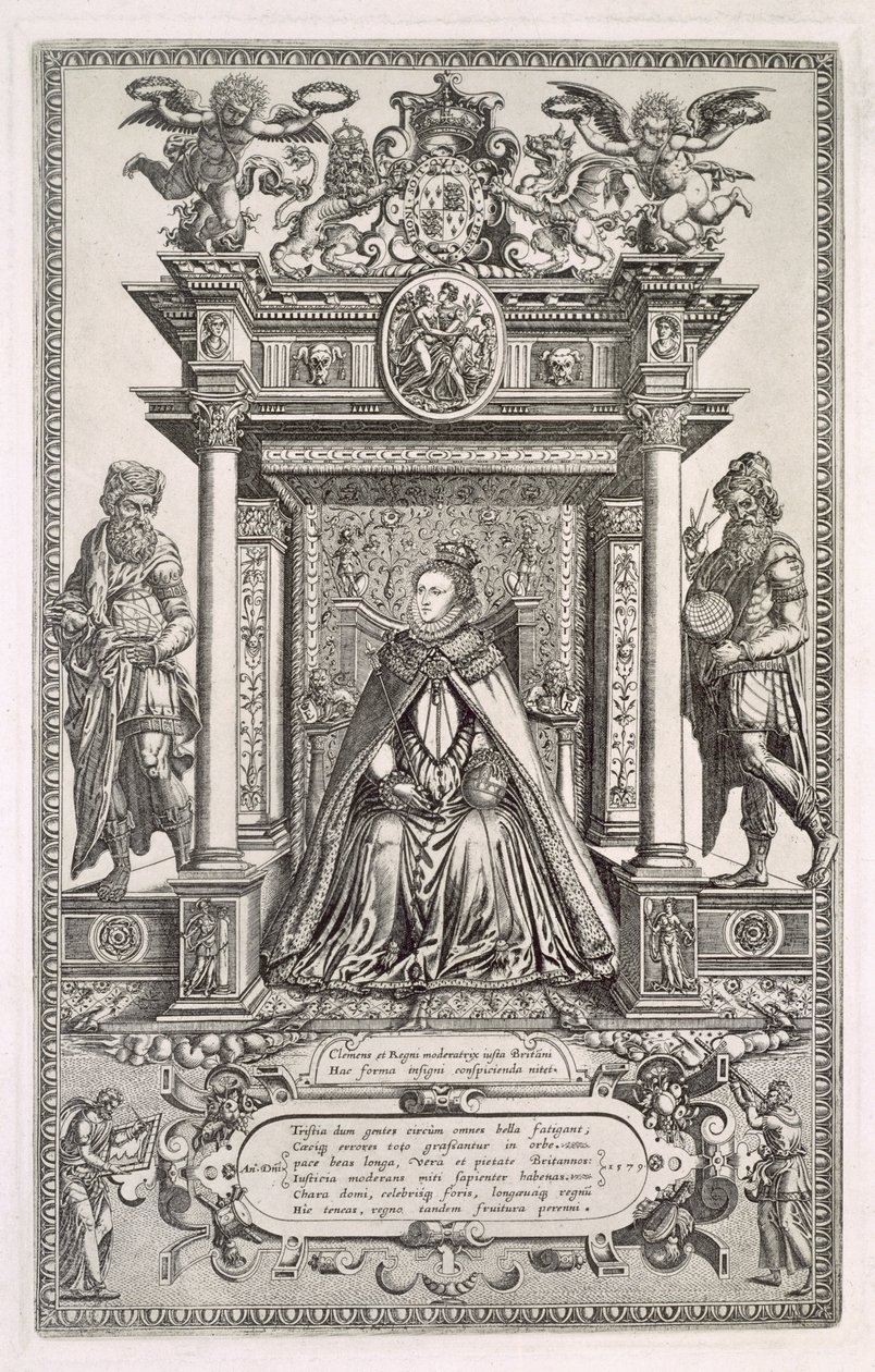Regina Elisabetta I (1533-1603) come patrona della geografia e dell